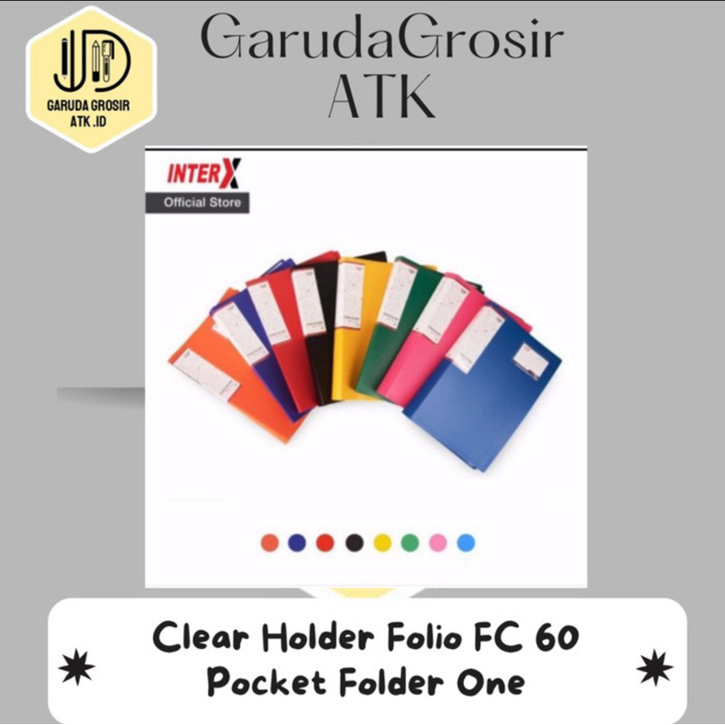

Clear Holder Folio FC 60 Pocket Folder One