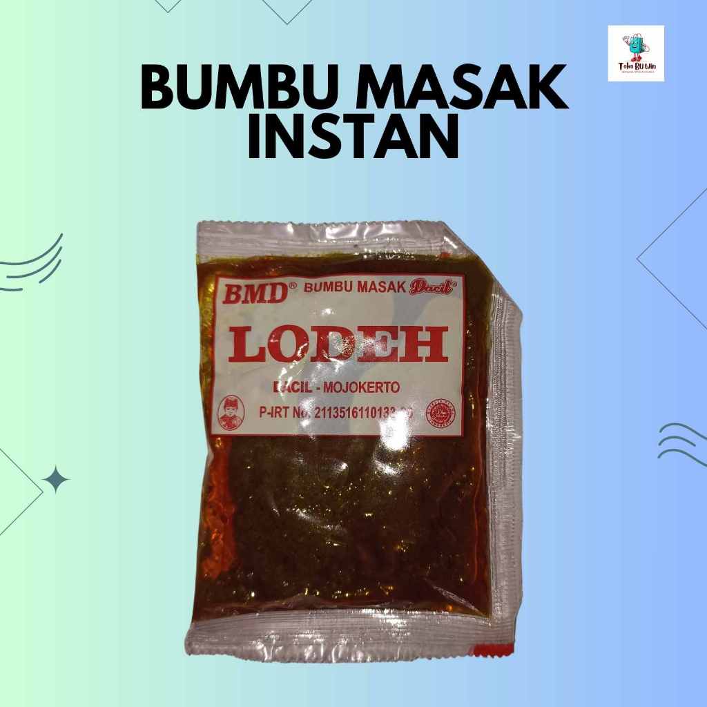 

BUMBU MASAK LODEH INSTAN BMD CEPAT SAJI SERBAGUNA DAPUR PALING ENAK TERLARIS PALING MURAH GROSIR