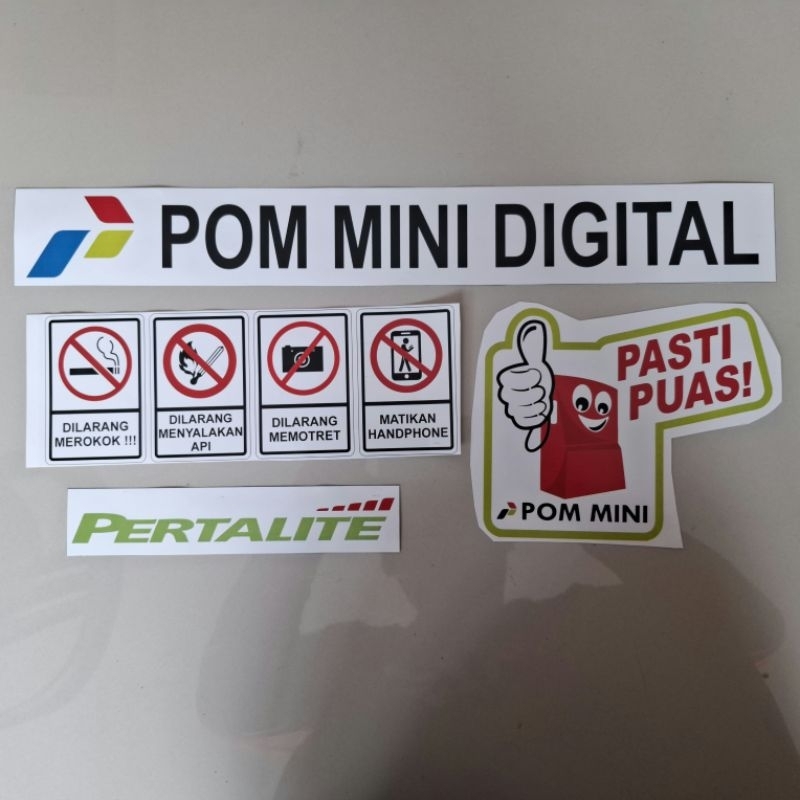 

Set Stiker Sticker Pom Mini Pertamini Digital Lengkap Untuk 1 Nozzle