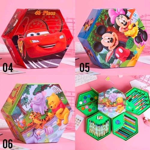 

mg # HJ # CRAYON SET 46 PCS PENSIL WARNA LENGKAP ALAT MEWARNAI DAN ALAT MELUKIS / PENSIL WARNA SET