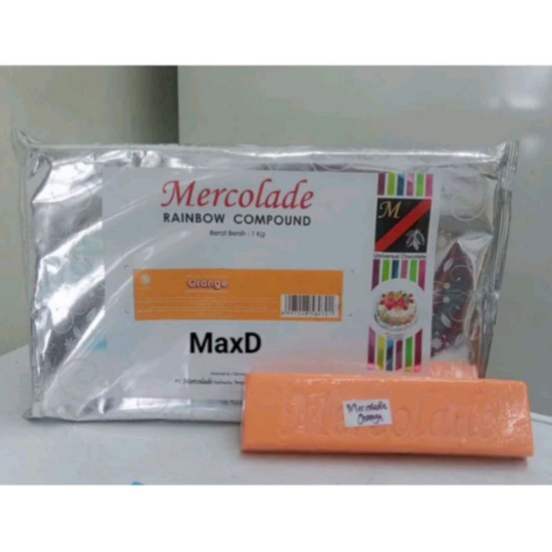 

Mercolade Cokelat Perbatang/ Potongan Rainbow Compound Rasa Orange 1 Pcs ( EXP. MEI 2025)