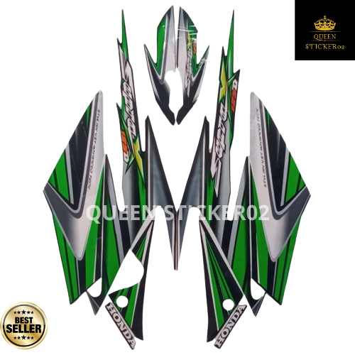 Sticker Standar Supra X 125 D 2006 - List Stiker Standar Supra X 125 D 2006 TERMURAH DAN TERLARIS
