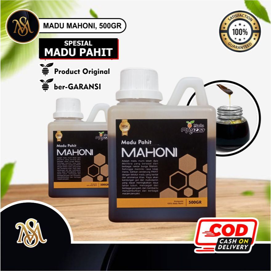 

MADU HITAM PAHIT ASLI dari NEKTAR MAHONI 500GR Grade A, 100% Original by Madu Muezza