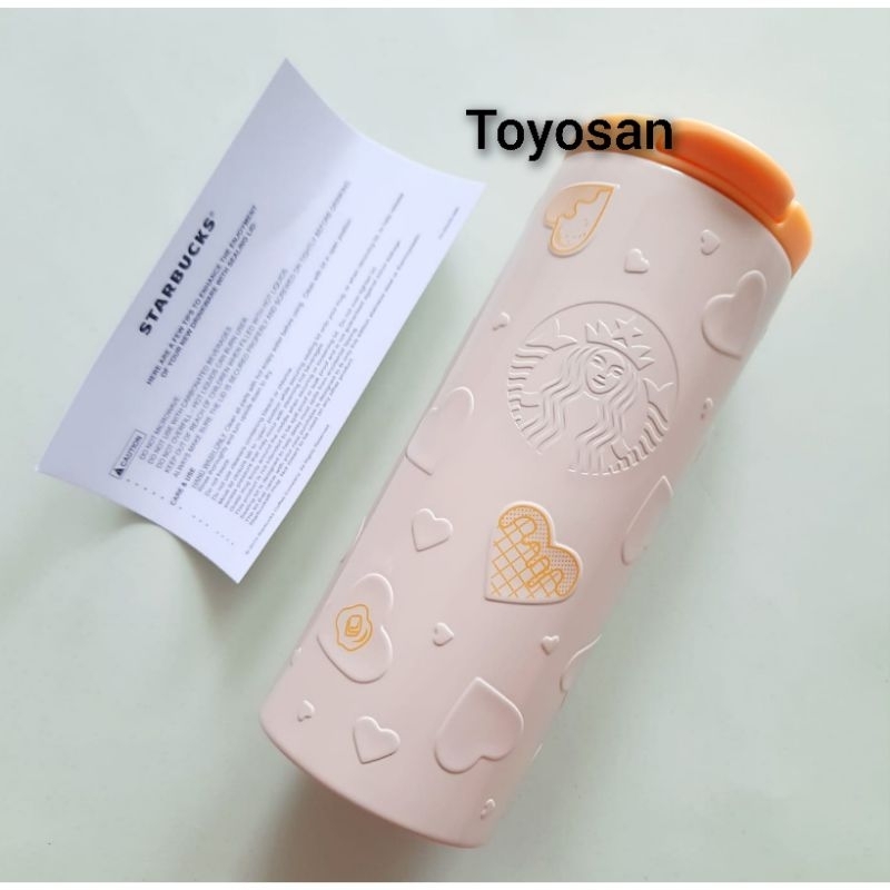 Starbucks Tumbler Stainless Steel  Tall - Butter Heart