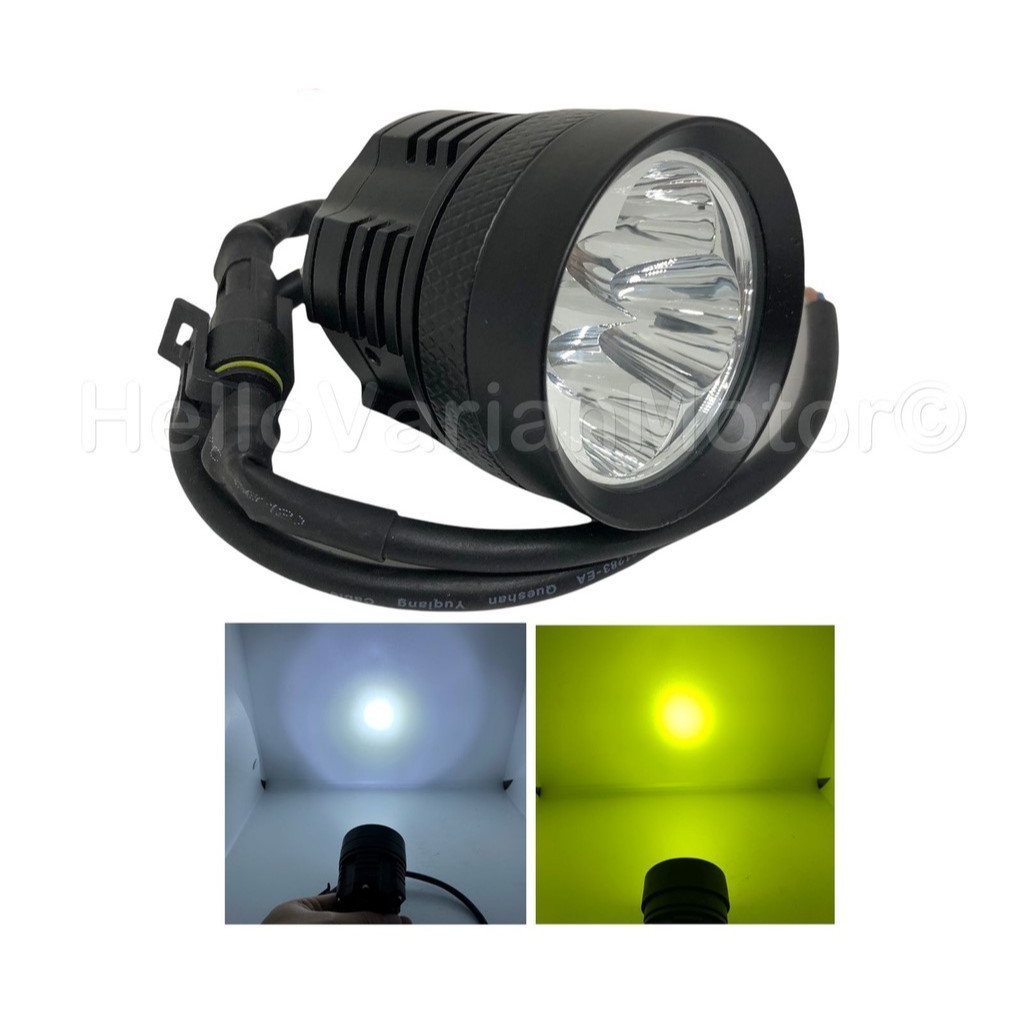 Manchan Speed - Lampu Tembak Sorot LED Cree LX4 LX6 LX9 Plus Mika Kuning