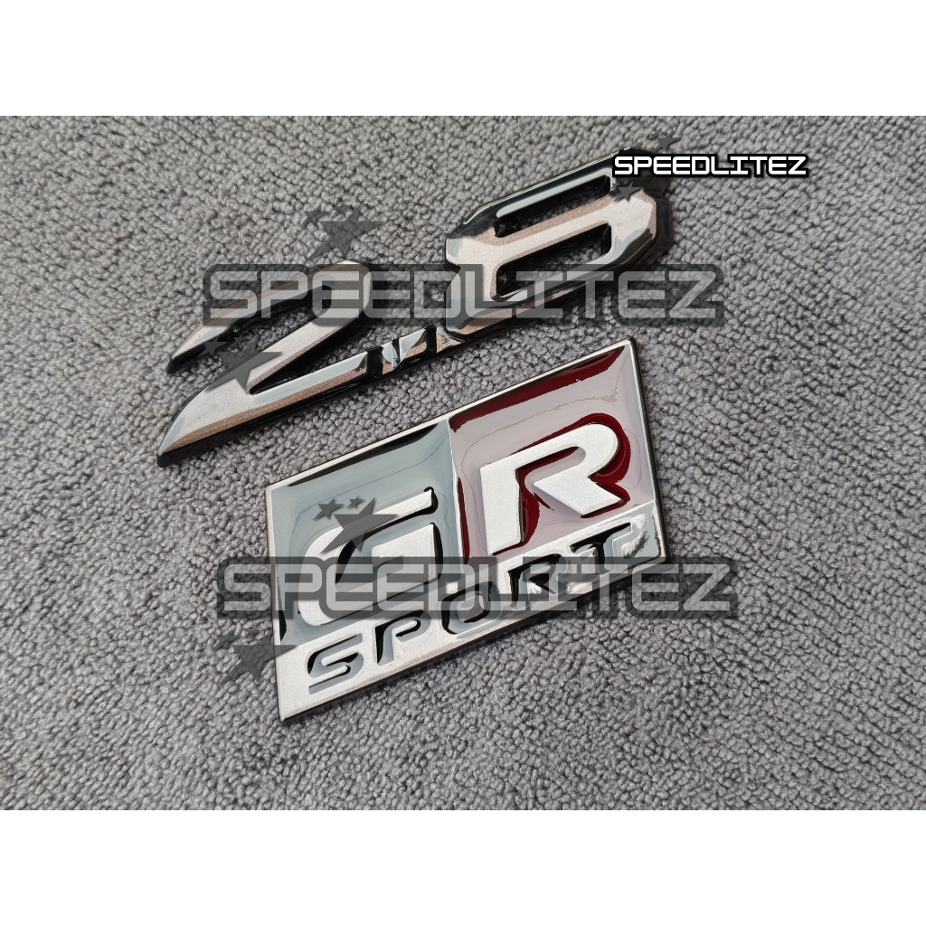 Paket Logo Tulisan Fortuner 2.8 dan logo GR sport - Logo Fortuner GR - Paket GR Sport