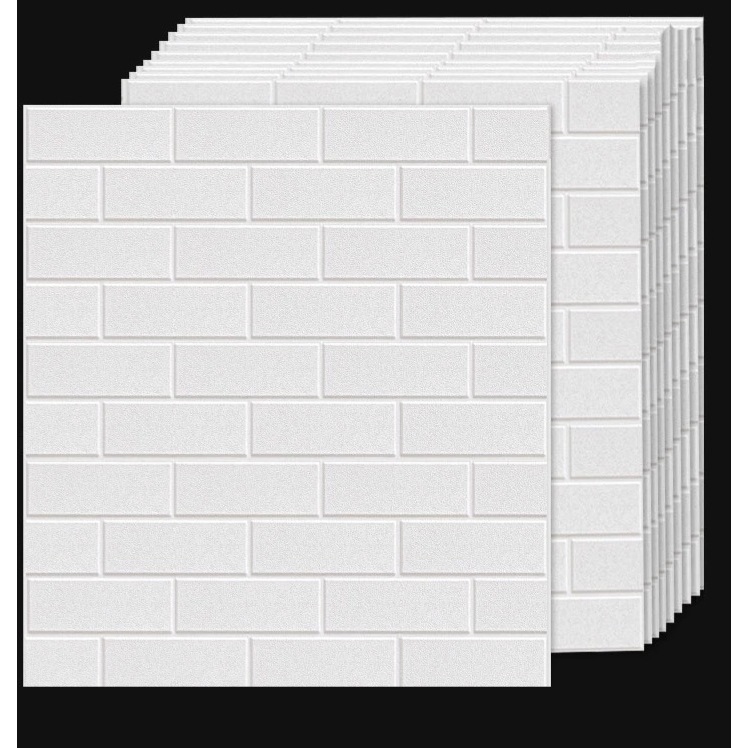 Wallpaper Dinding 3D Foam Bata // Wallpaper Dinding 3D Foam Bata Motif Kulit Jeruk Ukuran  70x77cm