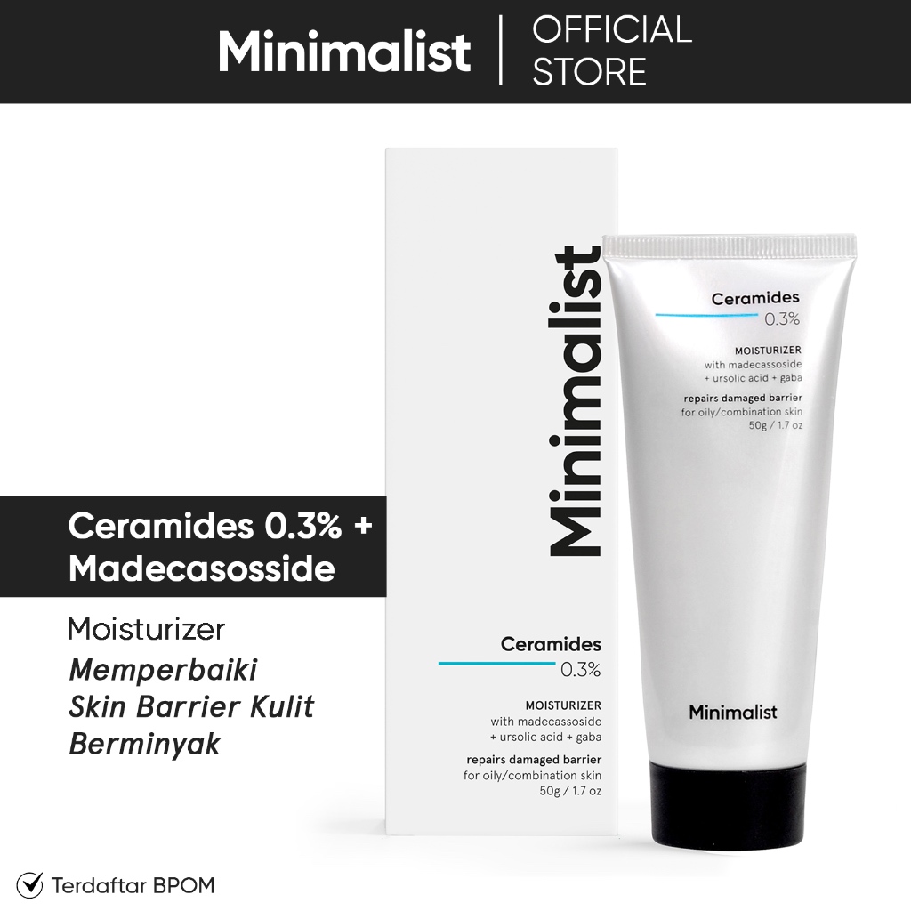 Minimalist 0.3% Ceramide + Madecassoside Barrier Repair Moisturizing Cream | Ceramide Moisturizer | 