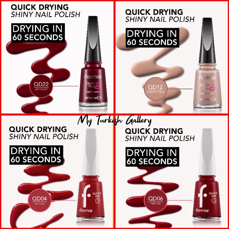 Quick Dry kutek Flormar Nail Enamel Flormar Turki