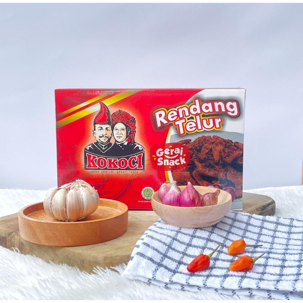 

Rendang Telur Pedas Kokoci Kemasan BOX Oleh2 Khas Padang Payakumbuh