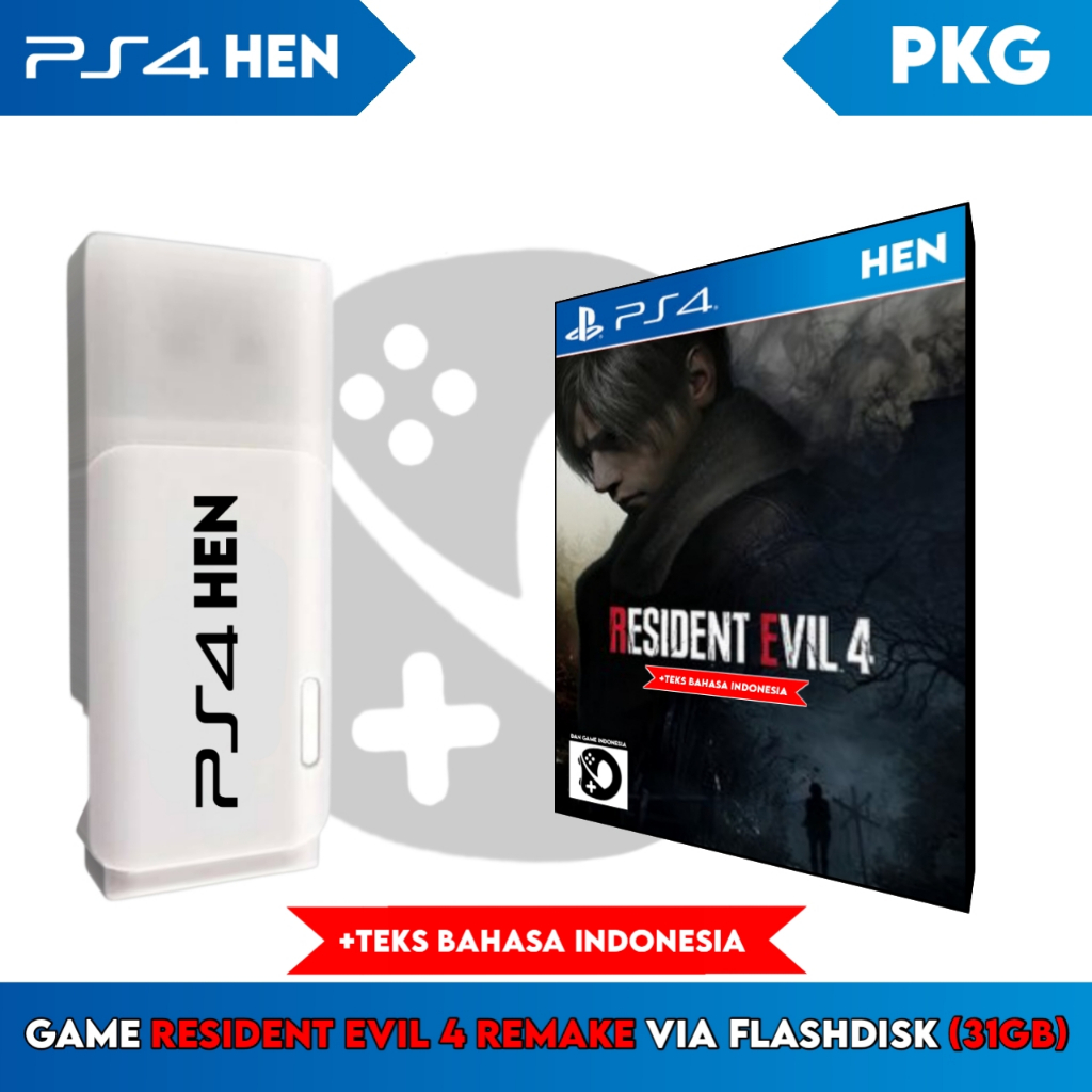 Game PS4 HEN Resident Evil 4 Remake Bahasa Indonesia Playstation3