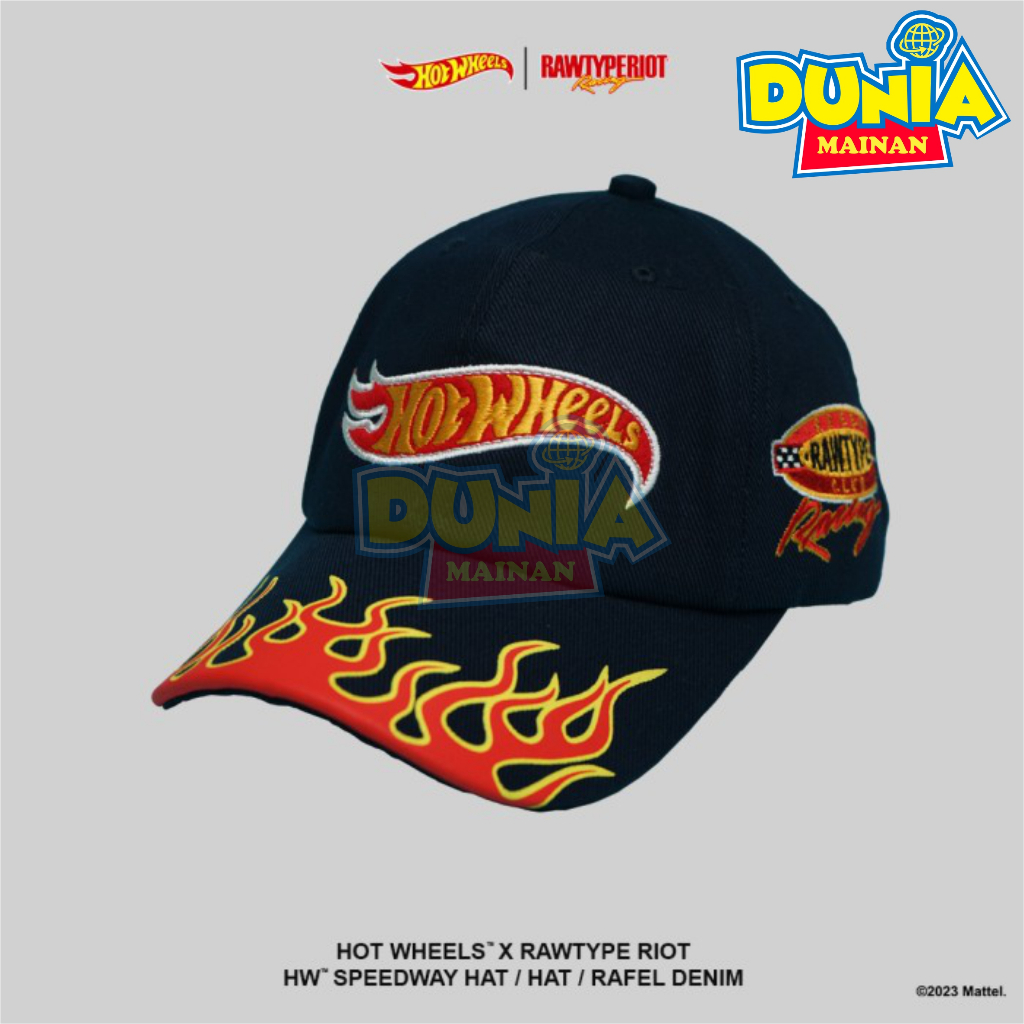 TOPI HOT WHEELS X RAWTYPE RIOT ORIGINAL - NEW - CAPS
