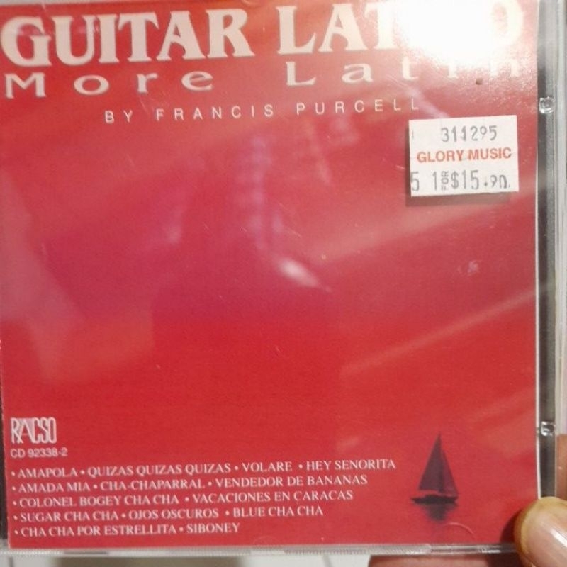 cd musik impor original guitar latino more latin by francis purcell (CD329)