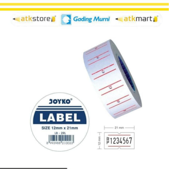 

V-tec Roll Label Single Line Type RL-1201 White 1 Pack