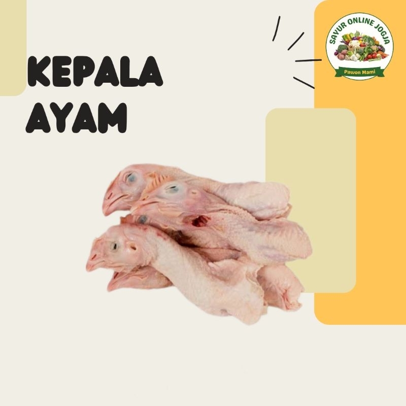 

Kepala ayam fresh 250gr - PAWON MAMI SAYUR ONLINE JOGJA