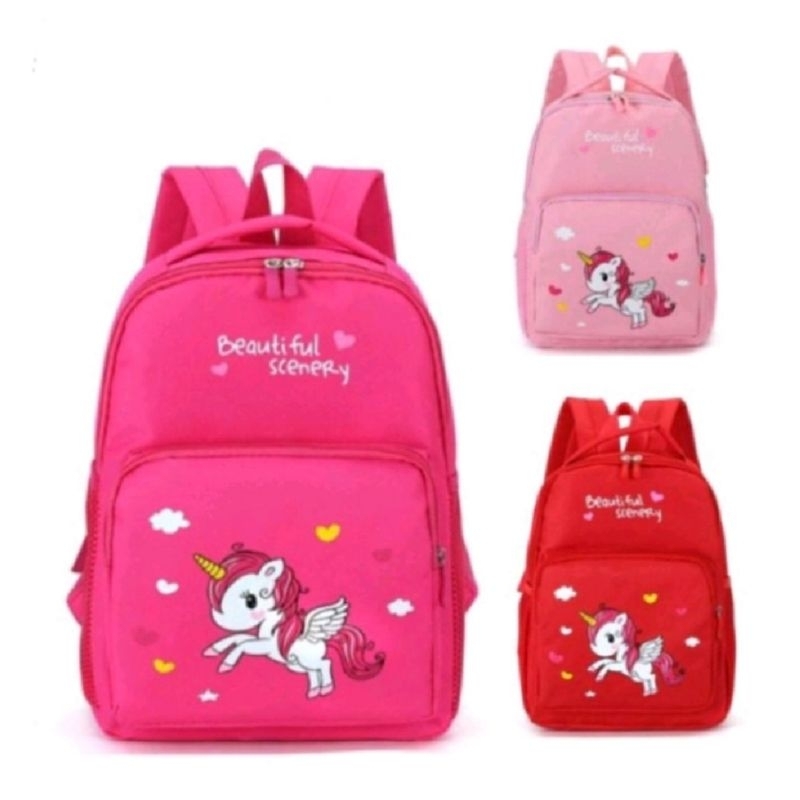 Tas Sekolah Anak Kuda Poni