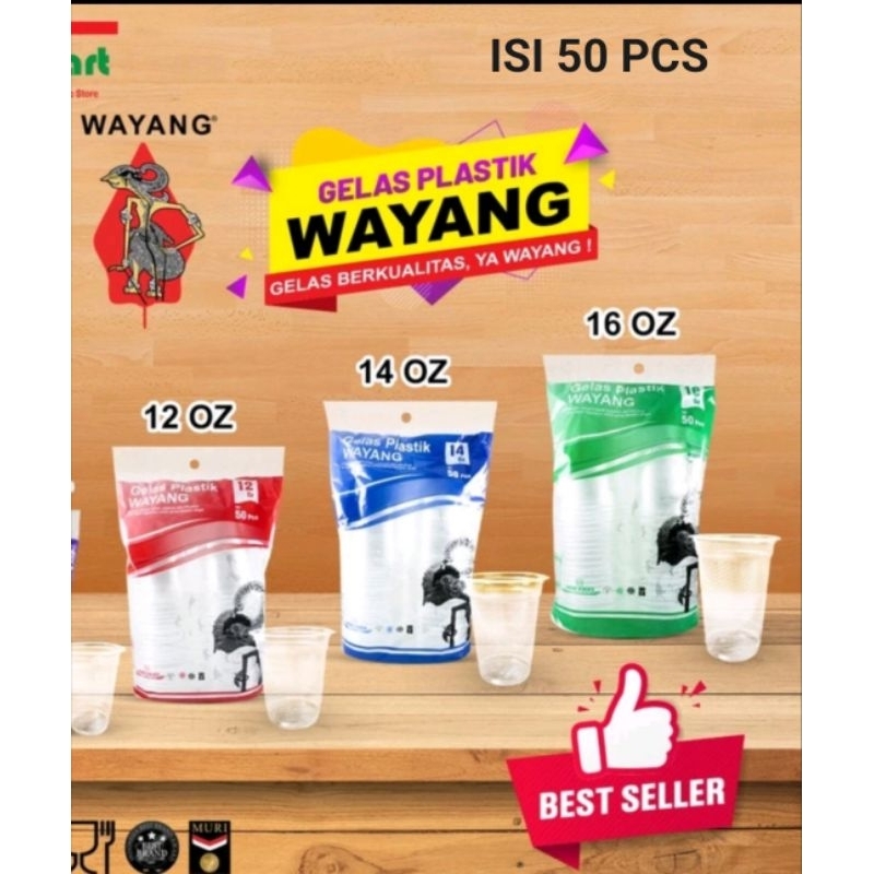 

GELAS CUP CAP WAYANG UKURAN 12, 14, 16