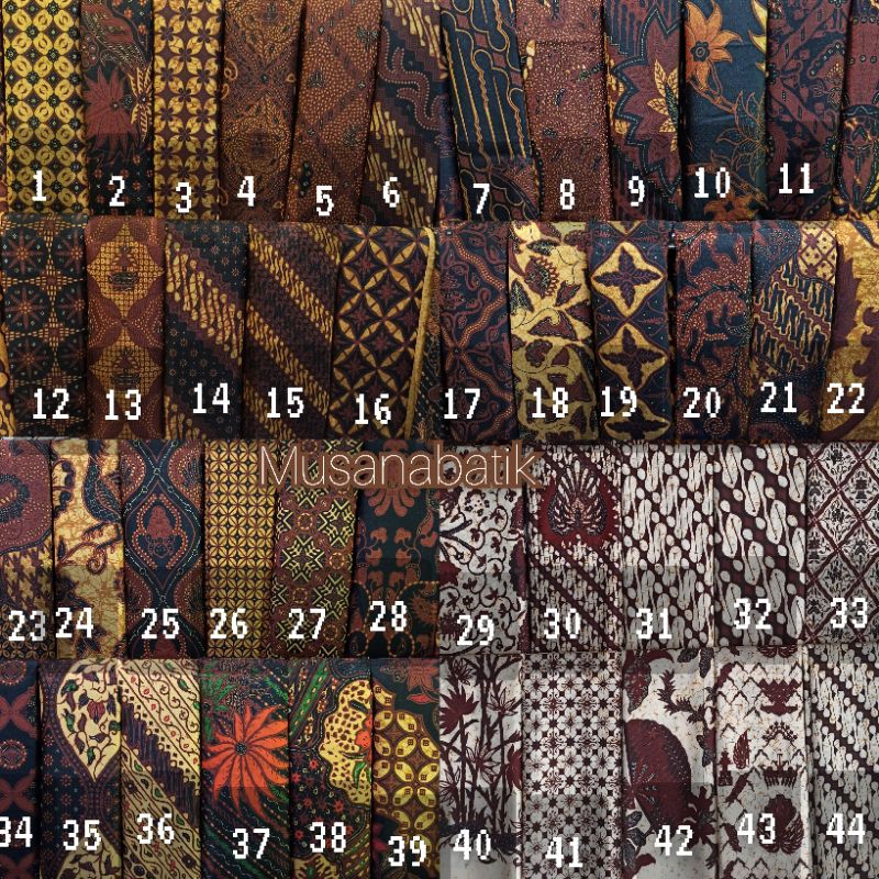 Kain batik printing jarik sogan hitam manis batik hi kain h santoso unggul jaya pekalongan