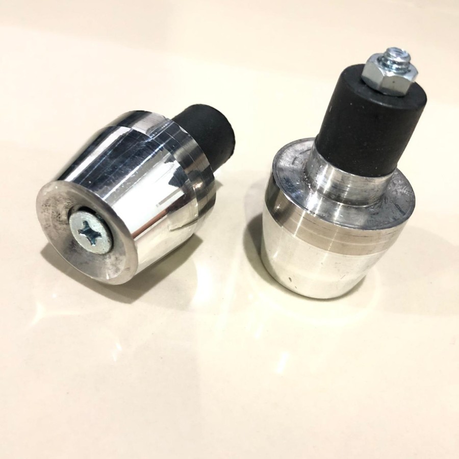 promo discount sepasang jalu bandul stang besi chrome motor universal model supra supra x old new ja