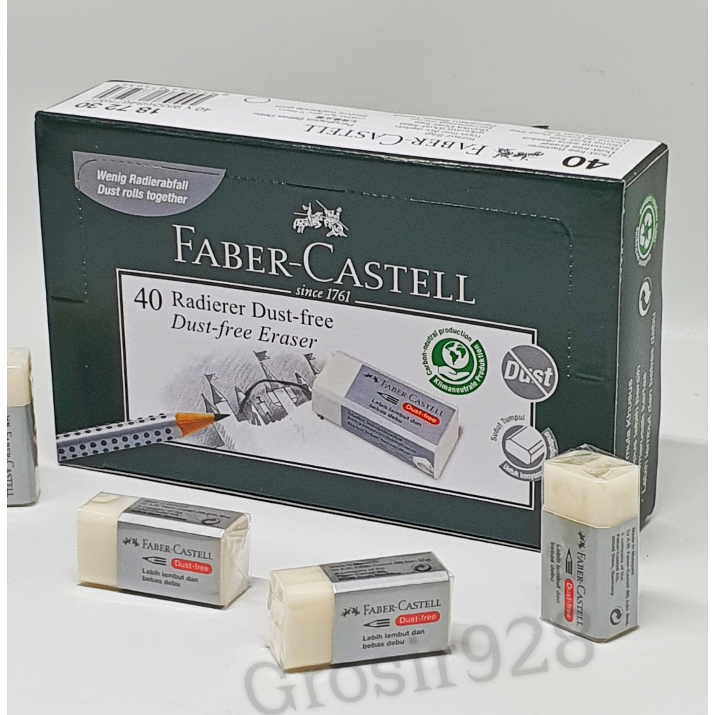 

Eraser / Stip / penghapus Pensil Kecil Putih Faber Castell