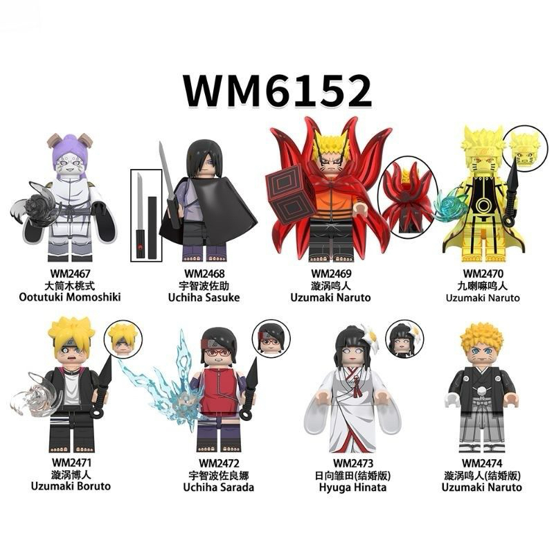Action figure naruto baryon momoshiki sasuke boruto saradan hinata