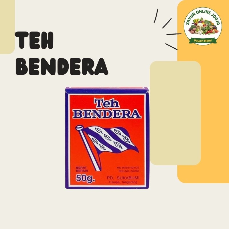 

Teh bendera tubruk 50gr - PAWON MAMI SAYUR ONLINE JOGJA