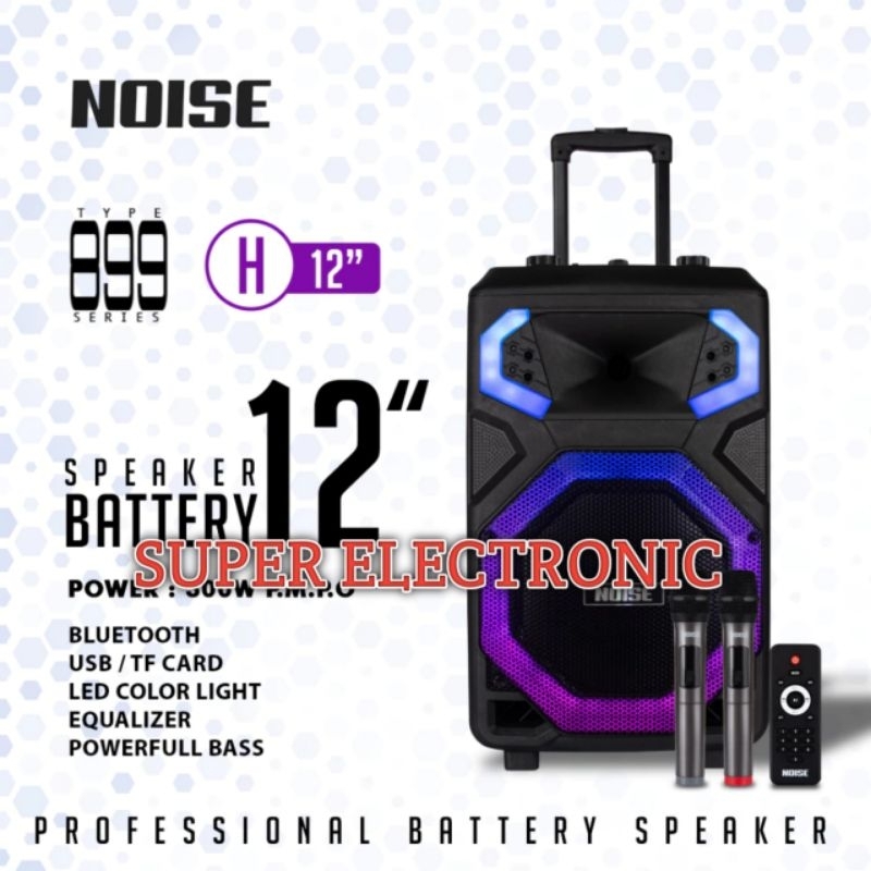 Speaker Portable Noise H12 Original Speaker 12inch Garansi resmi