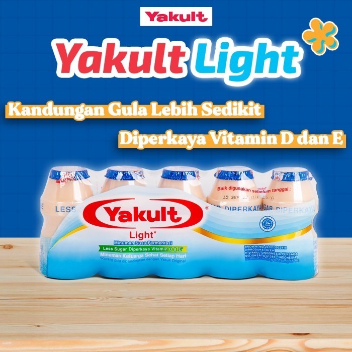 

YAKULT LESS SUGAR ISI 5 BOTOL