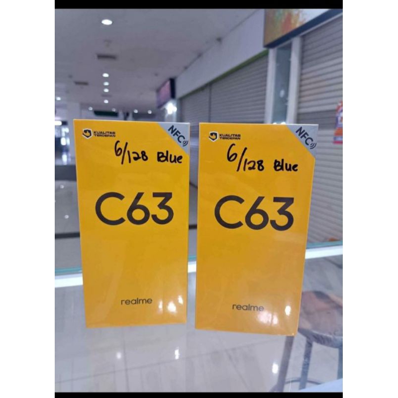 REALME C63 RAM 6/128 GB! 100% BARU DAN BERGARANSI RESMI 1TH