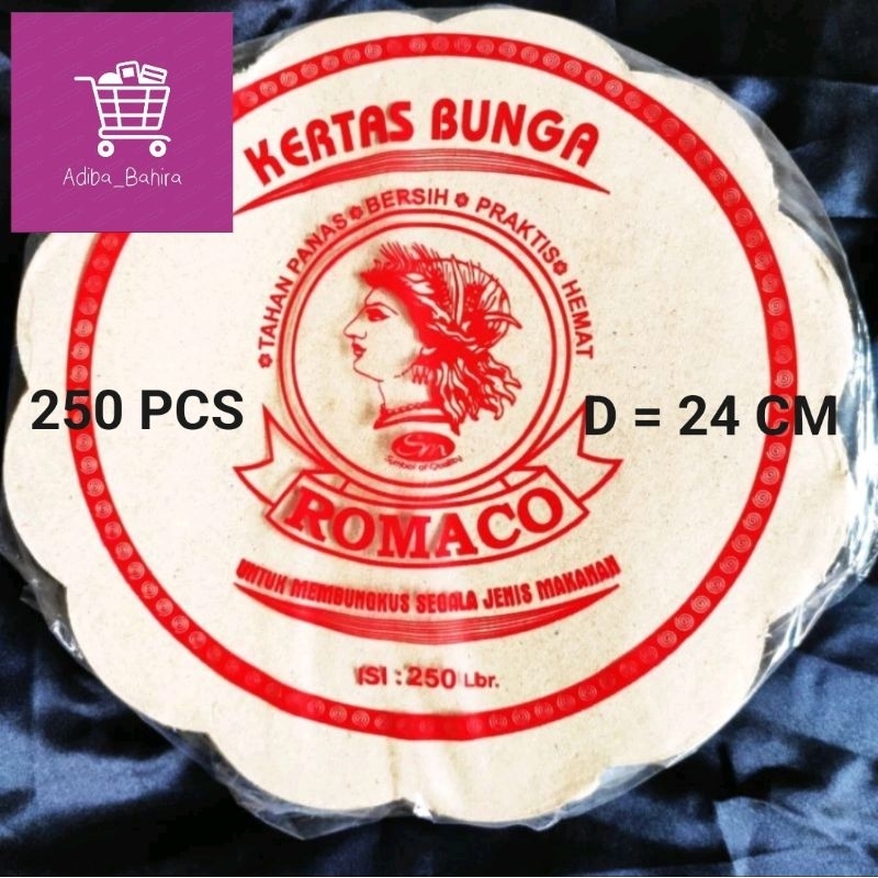 

KERTAS PIRING BULAT UKURAN DIAMETER 24 CM [250 PCS]