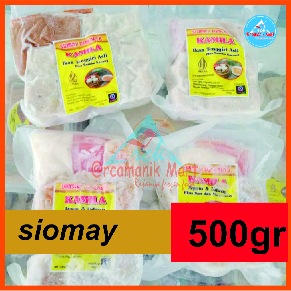 

siomay kamila berat 500gr sudah dengan bumbu kacang
