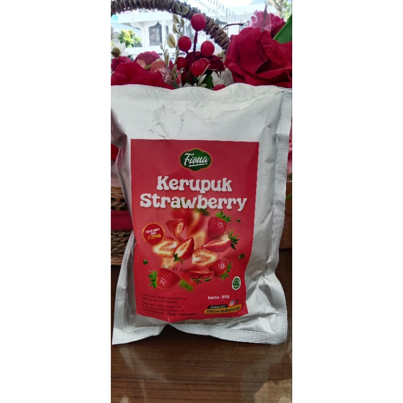 

Kerupuk strawberi 100 gram