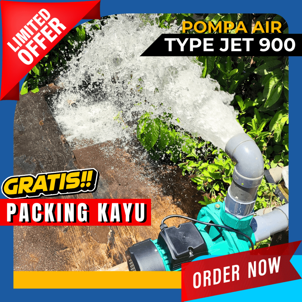 Mesin pompa air irigasi sawah jet 900 pipa 2 dim debit air besar GRATIS tusen klep HEMAT LISTRIK