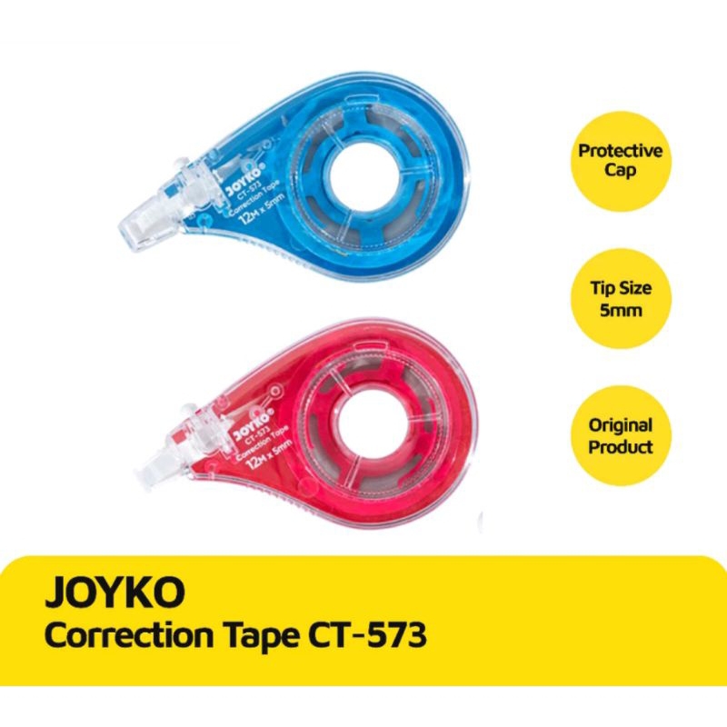 

Tip X Kertas/Correction Tape Joyko CT-508 & CT-573