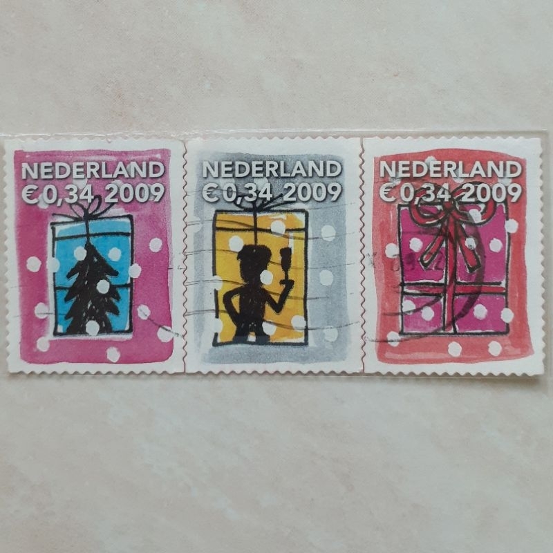 

Perangko Belanda December Stamps 2009 (Christmas Gift) Tahun 2009 set 3pcs