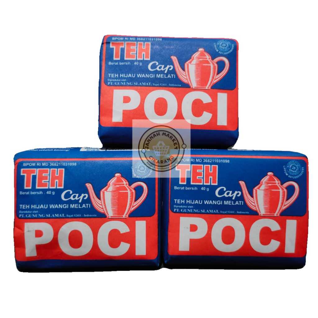 

Teh tubruk cap poci biru 40 gram