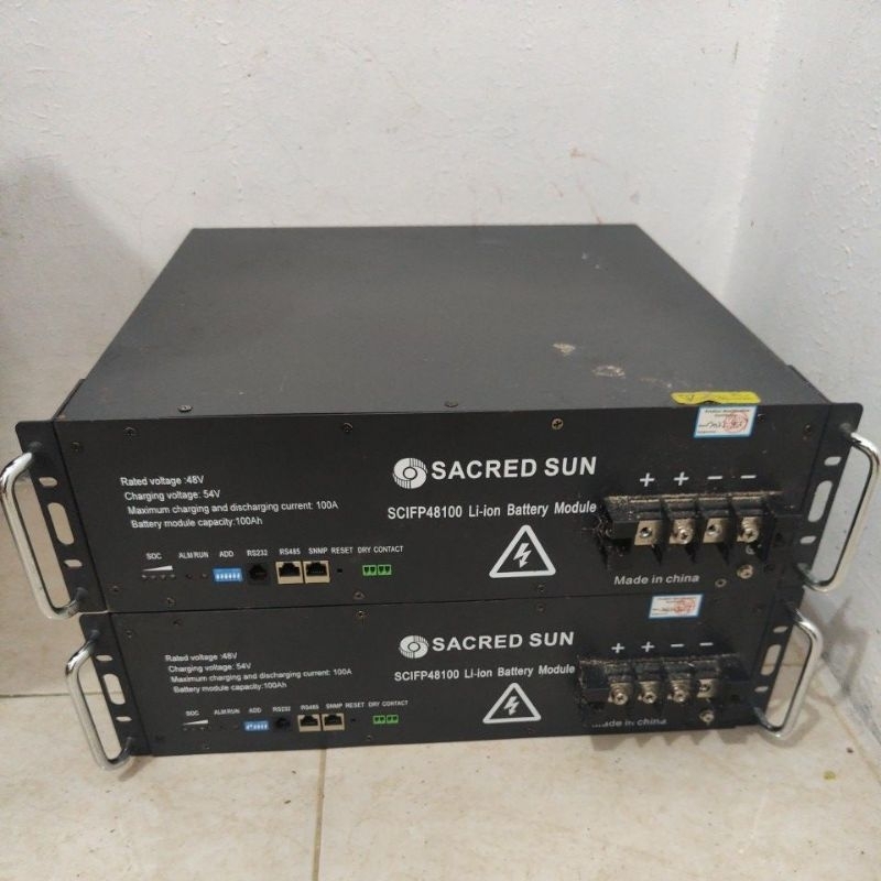 Battery Lifepo4 Sacred Sun SCIFP48100 48V 100AH