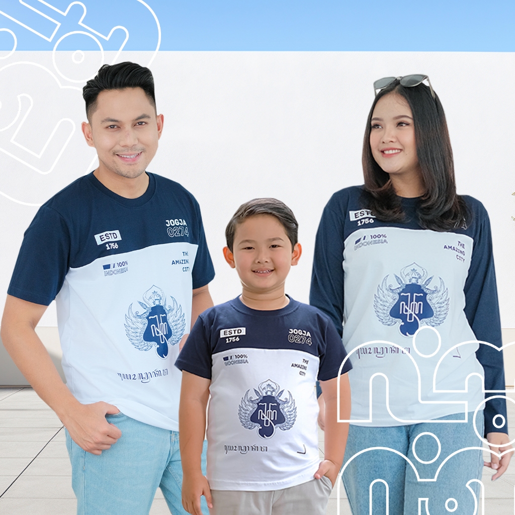 Kaos Jogja Premium Lengan Panjang Pendek Baju Couple Oleh Oleh Jogja Katun Combed 30s