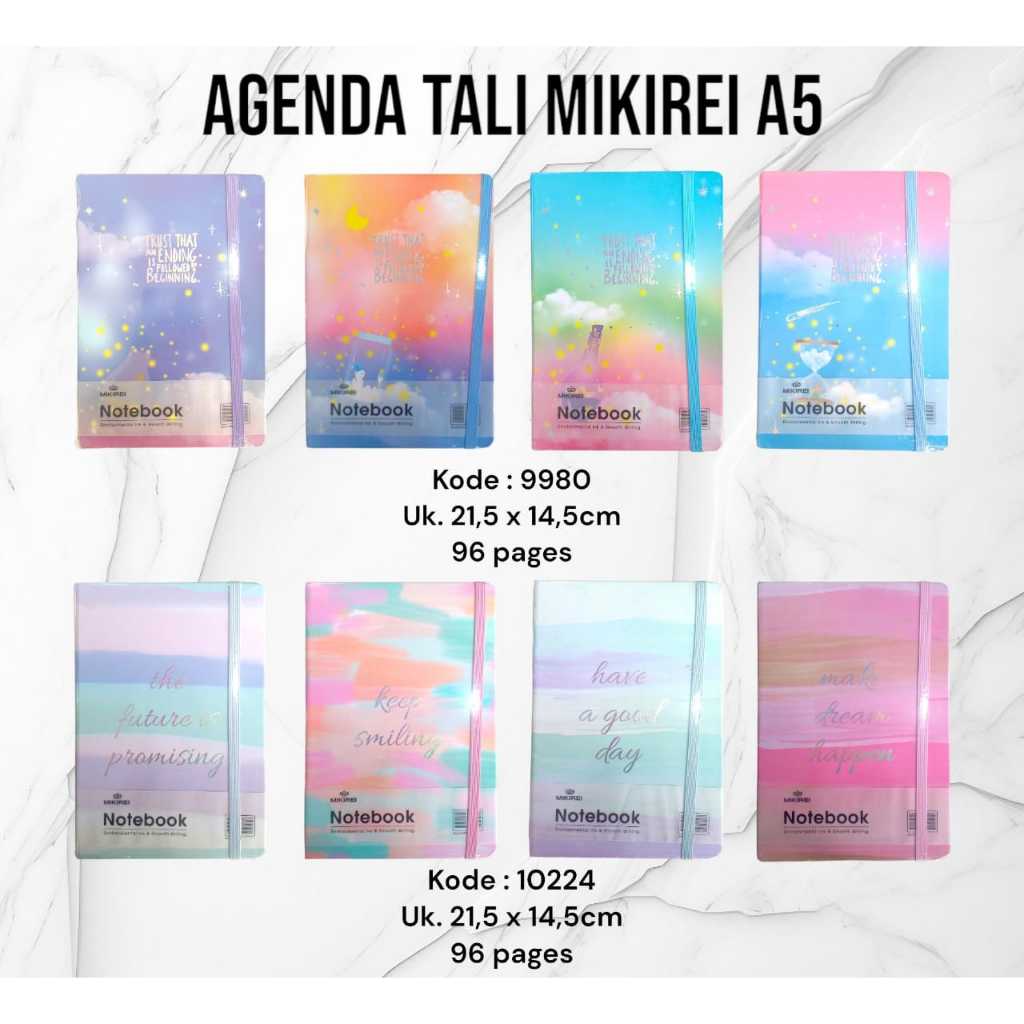 

Note Book Tali / Agenda Tali Mikirei A5 & A6/ Catatan Tebal Tali