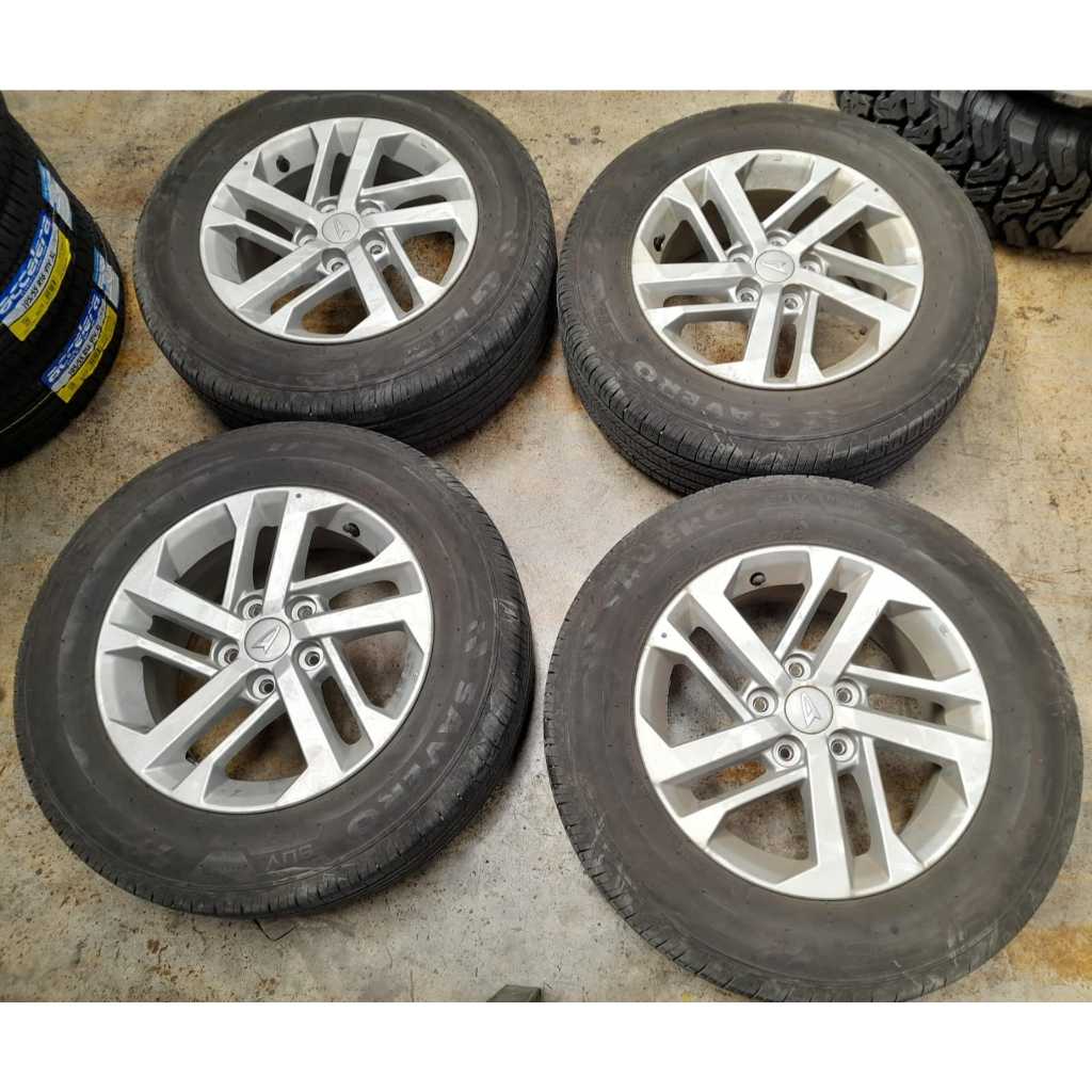 VELG DAN BAN SEKEN STD TERIOS R16X6 5X114ET50SLV + BAN DLP 215 65 R16