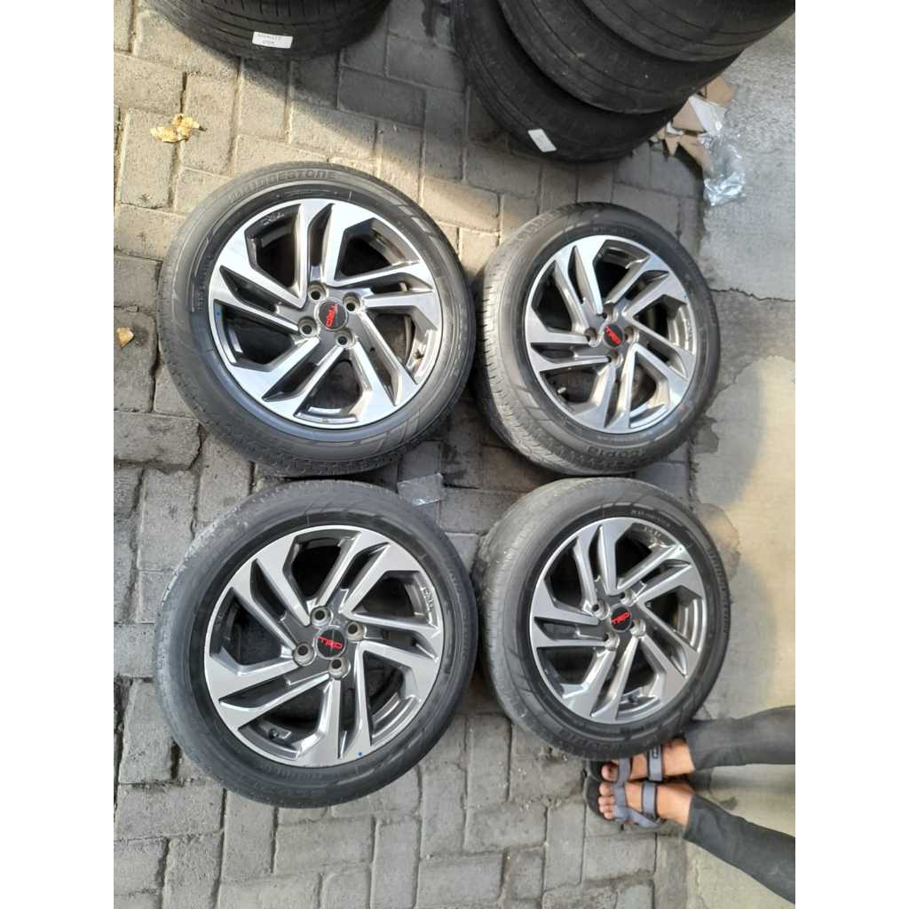 VELG MOBIL RACING OEM REPLIKA YARIS RING 16 DAN BAN MURAH SEKEN/BEKAS