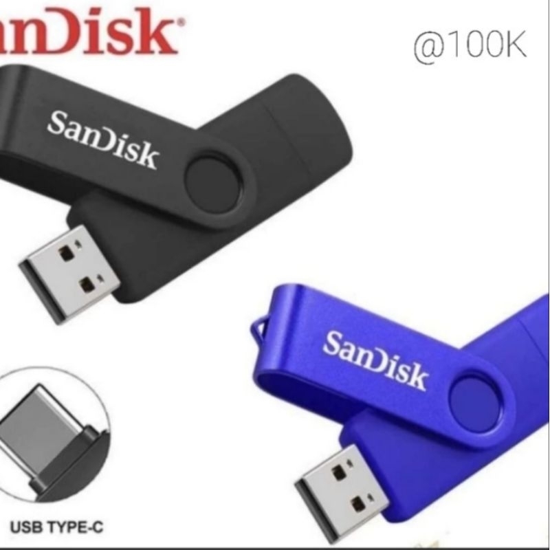 sandisk flashdisk otg 32gb dual drive