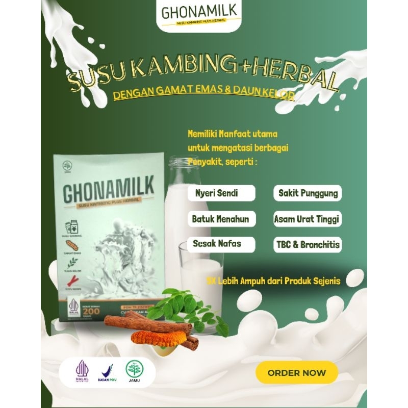 

GHONAMILK - Susu Kambing Plus Herbal