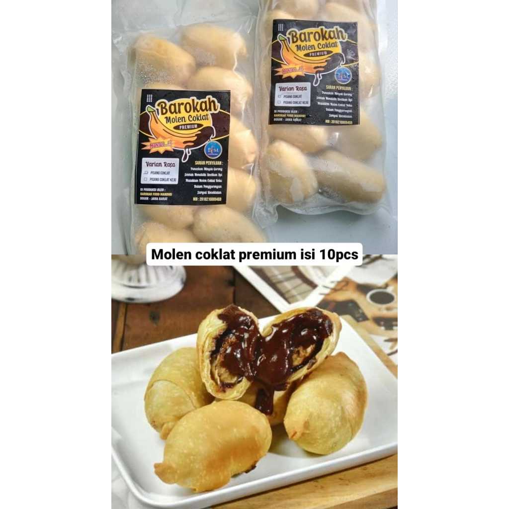 

Pisang Molen Coklat Lumer Premium (Molcok) isi 10pcs