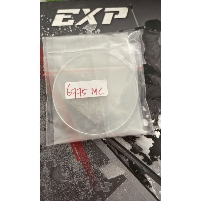 kaca jam tangan pria expedition 6775MC Original