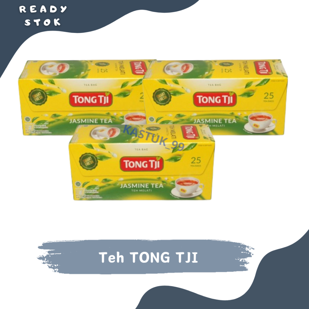 

Tong Tji Jasmine Tea TEA BAG isi 25 Kantong (6pack)