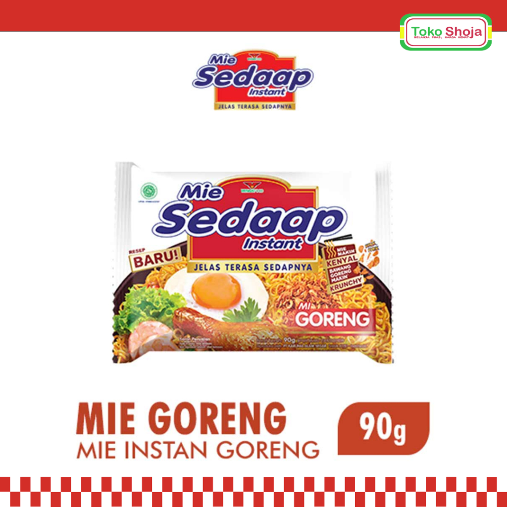 

[1pcs] Mie Sedap Goreng 90 gram Mie Instant 1 Bungkus Mie Sedaap Goreng 90g