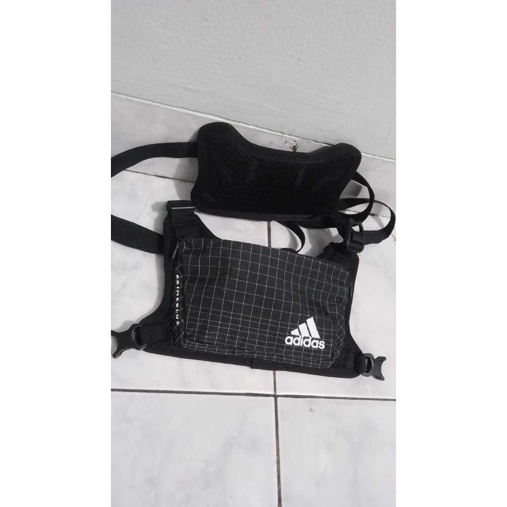 Tas pinggang Adidas primeblue waist bag asli original
