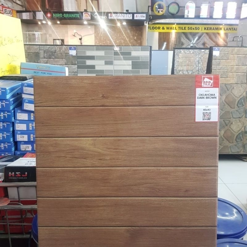 keramik 40x40 Matt Oklahoma Dark Brown