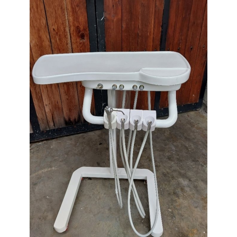 Minijet portable dental unit meja dorong dental lapangan